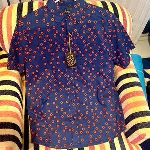 Phish Grassroots California Mens Size Medium short sleeve button